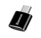 Baseus USB-USB Type-C 2.4A adapter, fekete