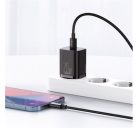 Baseus Super Si USB Type-C gyorstöltő 1 m-es USB Type-C-Lightning kábellel, 20W, fekete