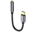 Baseus L54 USB Type-C audioadapter + 3,5 mm-es mini jack csatlakozó, szürke