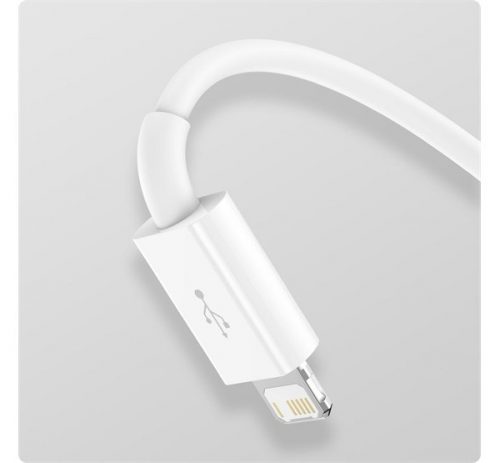 Baseus Superior Series 3in1 töltő- és adatkábel, USB / microUSB / Type-C / Lightning, 3,5 A, 1,2 m, fehér