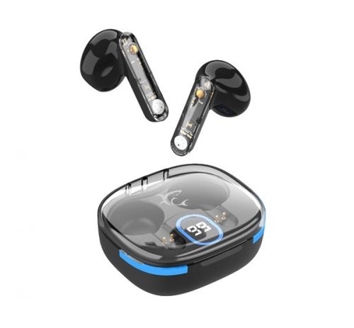 White Shark GEB-TWS37 HyperBeat bluetooth headset, fekete