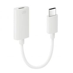   Energea Bazic GoCharge Type-C / Lightning adapter, 27W, fehér (Apple CarPlay támogatással)