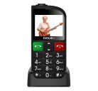 Evolveo EasyPhone FL (EP801) nyomógombos mobiltelefon, fekete