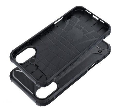 Forcell Armor hátlap tok, Apple iPhone 16 Plus, fekete