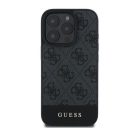 Guess 4G Bottom Stripe Apple iPhone 16 Pro hátlap tok, szürke UHCP16LG4GLGR