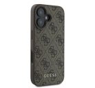 Guess 4G Classic Apple iPhone 16 Plus hátlap tok, barna GUHCP16MG4GFBR