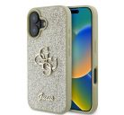 Guess Fixed Glitter Big 4G Apple iPhone 16 Plus hátlap tok, arany