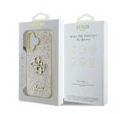 Guess Fixed Glitter Big 4G Apple iPhone 16 Plus hátlap tok, arany