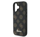 Guess PU Peony Script Apple iPhone 16 Plus MagSafe kompatibilis tok, fekete/barna GUHMP16MPGPYSK