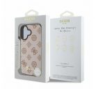 Guess Peony Script Apple iPhone 16 MagSafe kompatibilis hátlap tok, barna GUHMP16SPGPYSW