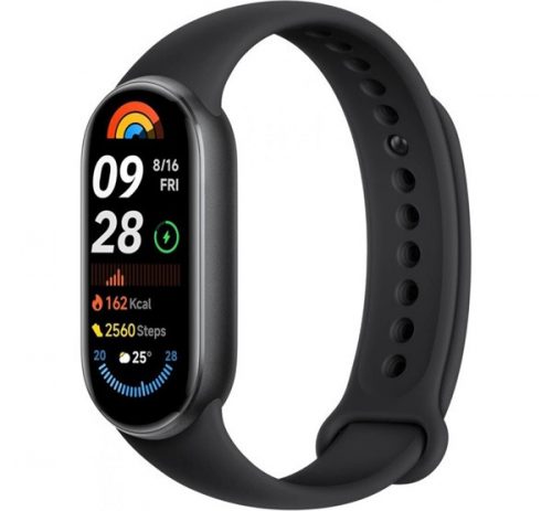 Xiaomi Mi Band 9 aktivitásmérő, fekete