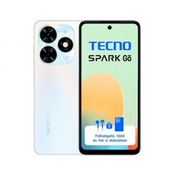   Tecno Spark Go 2024 3/64GB okostelefon, Mystery White (fehér)