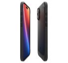 Spigen Rugged Armor MagFit Apple iPhone 16 tok, Matte Black, fekete ACS08214