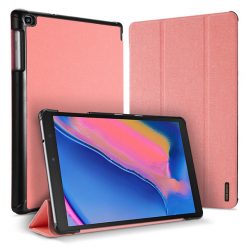   Samsung Galaxy Tab A 8.0 + S Pen (2019) SM-P200 / P205, mappa tok, Trifold, Dux Ducis Domo, rózsaszín