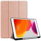 Apple iPad Pro 12.9 (2020), mappa tok, Apple Pencil tartóval, Smart Case, Wooze New Style Trifold Case, vörösarany