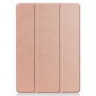 Apple iPad Pro 12.9 (2020), mappa tok, Apple Pencil tartóval, Smart Case, Wooze New Style Trifold Case, vörösarany