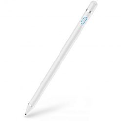   Univerzális toll, műanyag, (bármilyen kapacitív kijelzőhöz), Active Stylus Pen, fehér