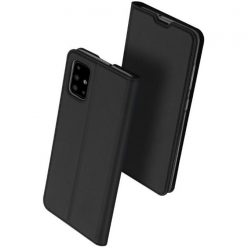   OnePlus 10 Pro, Oldalra nyíló tok, stand, Dux Ducis, fekete