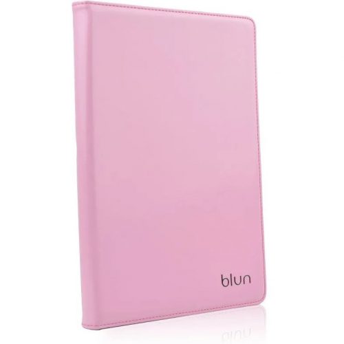 Univerzális TabletPC tok, mappa tok, 10", stand, Blun, rózsaszín