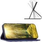 Oppo Find X5 Pro, Oldalra nyíló tok, stand, kártyatartóval, 3D rombusz minta, Wooze Pillow, kék