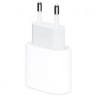 Hálózati töltő adapter, 20W, USB Type-C aljzat, gyorstöltés, PD, fehér