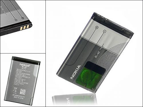 Nokia 6230/6030/N70/N91 gyári akkumulátor - Li-Ion 1020 mAh - BL-5C (ECO csomagolás)