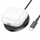 Univerzális vezeték nélküli töltő 3in1, Qi Wireless, 15W, mágneses, MagSafe kompatibilis, Borofone BQ18 Energy, fehér