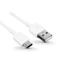   USB töltő- és adatkábel, USB Type-C, 150 cm, Samsung, fehér, gyári