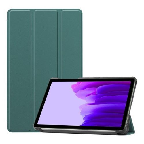 Samsung Galaxy Tab A7 Lite 8.7 SM-T220 / T225, mappa tok, Trifold, sötétzöld