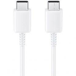   USB Type-C töltő- és adatkábel, USB Type-C, 100 cm, gyorstöltés, Samsung, fehér, gyári, 