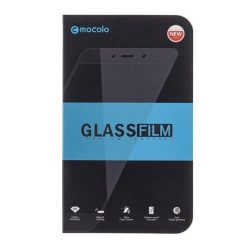   Samsung Galaxy S21 FE 5G SM-G990, Kijelzővédő fólia, ütésálló fólia (az íves részre is!), Tempered Glass (edzett üveg), 5D, Full Glue, Mocolo, fekete