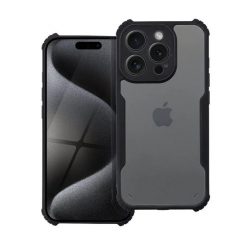   Realme C67 4G, Szilikon tok, közepesen ütésálló, légpárnás sarok, akril hátlap, Anti-Drop Case, átlátszó/fekete