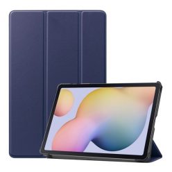   Samsung Galaxy Tab S7 11.0 / Tab S8 11.0, mappa tok, Trifold, sötétkék