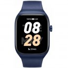 Bluetooth okosóra, szilikon szíj, fémház, v5.3, AMOLED kijelző, aktivitás és egészség mérő, vízálló, Mibro Watch T2, sötétkék, gyári