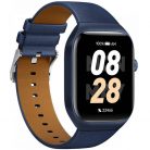 Bluetooth okosóra, szilikon szíj, fémház, v5.3, AMOLED kijelző, aktivitás és egészség mérő, vízálló, Mibro Watch T2, sötétkék, gyári