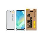 Samsung Galaxy A16 4G / A16 5G SM-A165F / A166B, Kijelzővédő fólia, ütésálló fólia (az íves részre is!), Tempered Glass (edzett üveg), Full Glue, Tactical Glass Shield 5D, fekete