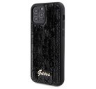 Guess Sequin Script Logo iPhone 12/12 Pro tok, fekete