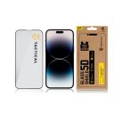 Apple iPhone 14 Pro Max, Kijelzővédő fólia, ütésálló fólia (az íves részre is!), Tempered Glass (edzett üveg), Full Glue, Tactical Glass Shield 5D, fekete