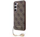 Guess 4G Charms Collection Samsung Galaxy A55 hátlap tok, barna