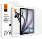 Apple iPad Air 13 (2024), Kijelzővédő fólia, Matt, Spigen Paper Touch Ez Fit, Clear Prémium