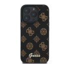 Guess Peony Script Apple iPhone 16 Pro Max Magsafe kompatibilis hátlap tok, fekete