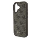 Guess 4G Classic Apple iPhone 16 hátlap tok, barna