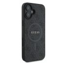 Guess 4G Ring Classic Logo Apple iPhone 16 Plus hátlap tok, fekete