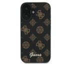 Guess Peony Script Apple iPhone 16 Plus MagSafe kompatibilis tok, fekete