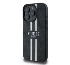 Guess 4G Printed Stripes MagSafe Apple iPhone 16 Pro Max hátlap tok, fekete