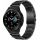 Samsung Galaxy Watch 4 / 5 / 5 Pro / 6 (40 / 44 / 45mm) / Watch 4 Classic / 6 Classic (42 / 43 / 46mm), fém pótszíj, TP Stainless, fekete