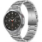 Samsung Galaxy Watch 4 / 5 / 5 Pro / 6 (40 / 44 / 45mm) / Watch 4 Classic / 6 Classic (42 / 43 / 46mm), fém pótszíj, TP Stainless, ezüst