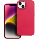 Realme C55, Szilikon tok, közepesen ütésálló, fémhatású kamera keret, Frame Case, magenta