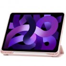 Apple iPad Air (2020 / 2022) / iPad Air 11 (2024), mappa tok, közepesen ütésálló, érintőceruza tartóval, Smart Case, TP SC Pen, rózsaszín