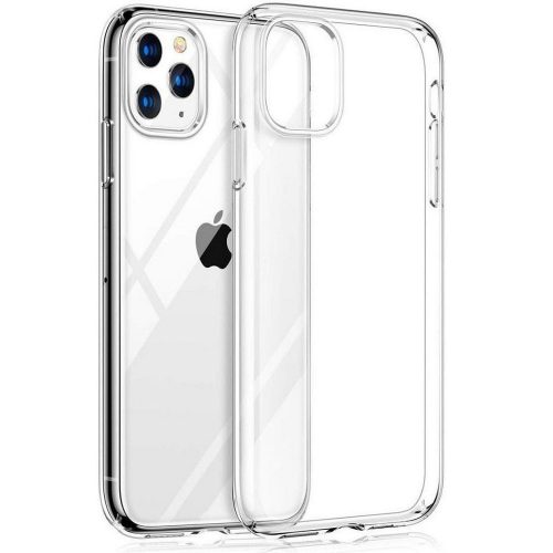 Apple iPhone 16, Szilikon tok, átlátszó